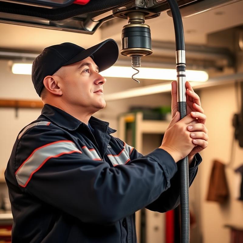 Master technician at work